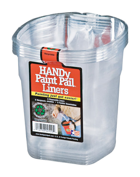 HANDy Paint Pail Plastic Liner 1 qt. Clear