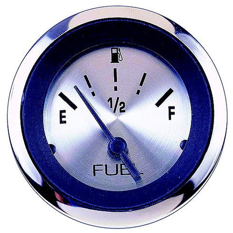Sierra 63477P Sterling Series 2″ Stainless Steel Fuel Gauge & Requires ″F″ Sender Code