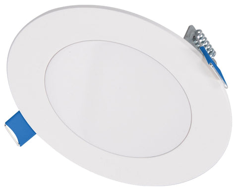Halo HLB4 Series HLB4069FS1EMWR Downlight with Remote Driver/Junction Box, 12 W, 120 V, LED Lamp, Aluminum