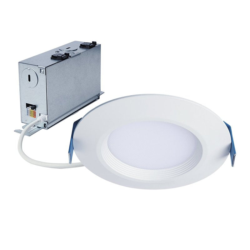 Halo HLBC Series HLBC4069FSD2W1EMW Regressed Canless Downlight, 8.5 W ...