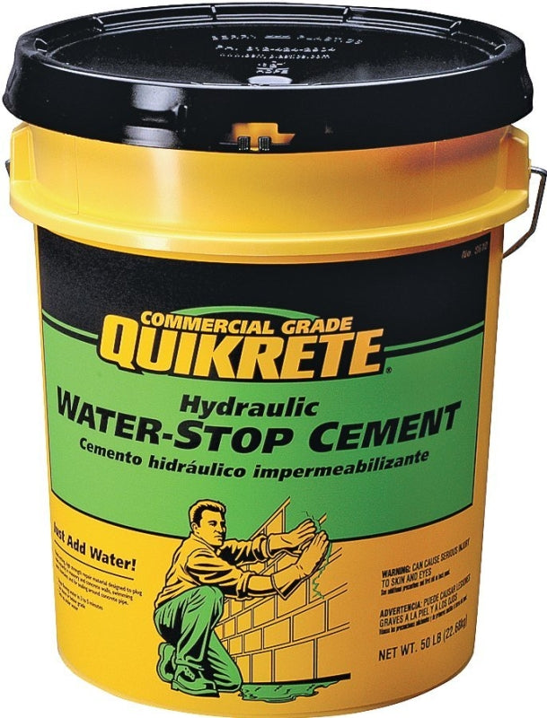 Quikrete 1126-50 Hydraulic Cement, Gray, Solid, 50 lb Pail – Shell ...