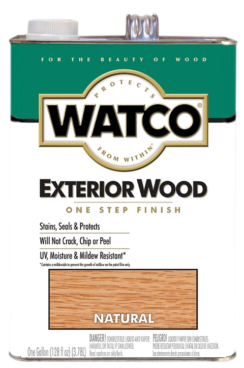 WATCO 67731 Wood Finish, Liquid, Natural, 1 gal Can