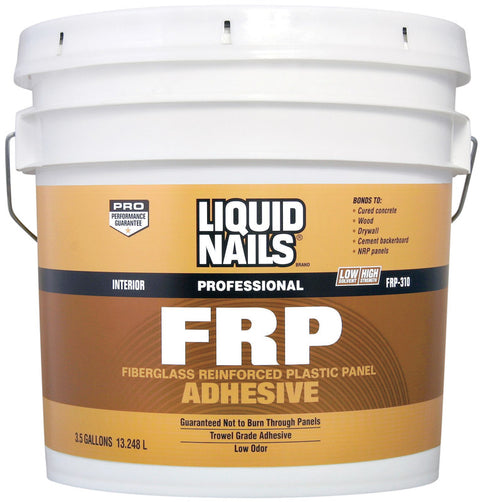 Liquid Nails FRP Fiberglass Reinforced Plastic Panel Adhesive 3.5 gal.