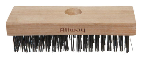Allway 2-1/2 in. W x 7 in. L Carbon Steel Wire Brush