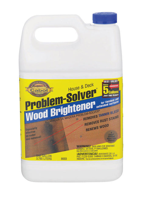 Cabot Problem-Solver 1 gal. Wood Brightener