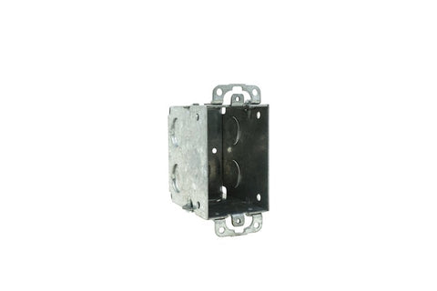 Southwire G602-OW-UPC Switch Box, 8-Knockout, 1/2 in Knockout, Steel, Silver, Galvanized