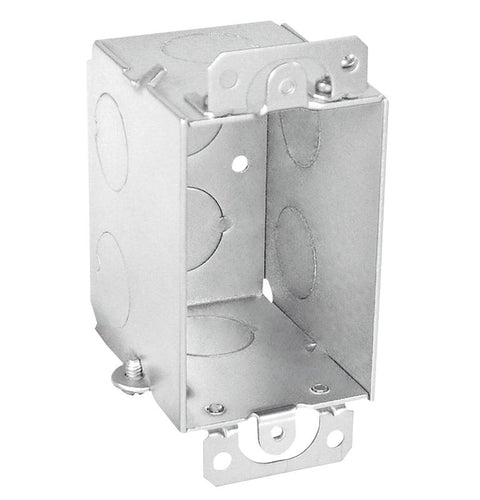 Southwire G601-BR-UPC Welded Wall Box, 1-Gang, Steel