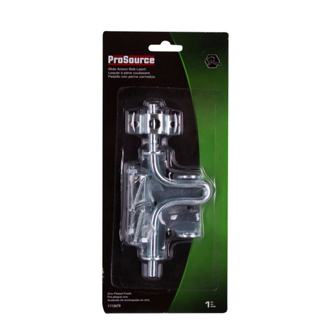 ProSource LR-173-PS Bolt Latch, 1-1/8 in Bolt Head, 6-1/2 in L Bolt, Steel, Zinc
