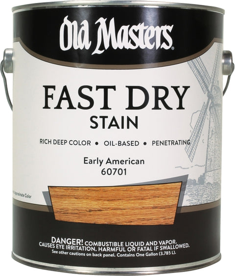 Old Masters 60701 Fast Dry Stain, Early American, Liquid, 1 gal, Pack of 2