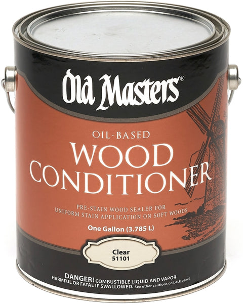 Old Masters 51101 Wood Conditioner, Clear, Liquid, 1 gal, Pack of 2