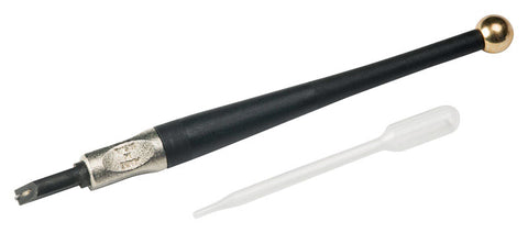Fletcher Steel Wheel 4 in. Fixed Blade Glass Cutter Black 1 pk