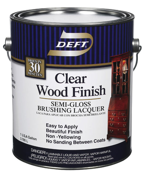 Deft Brushing Lacquer Semi-Gloss 1 gal.