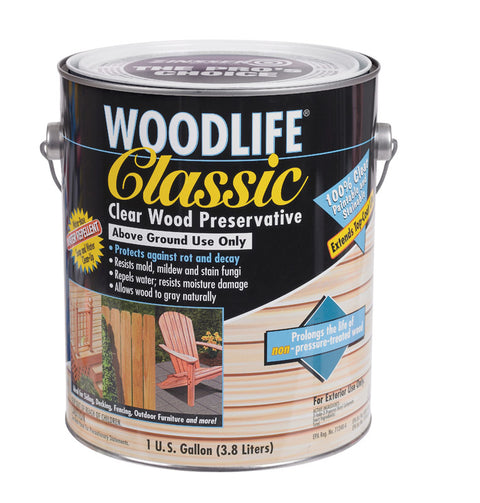 Woodlife Classic Water-Based Wood Preservative Clear 1 gal.