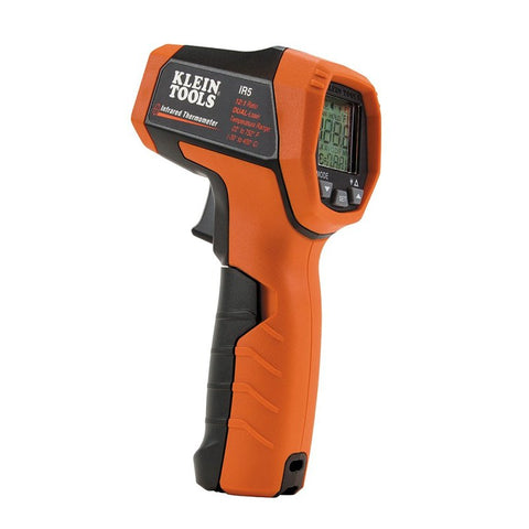 Klein Tools IR5 Infrared Thermometer, -22 to 752 deg F, 0.1 deg Resolution, Digital Display