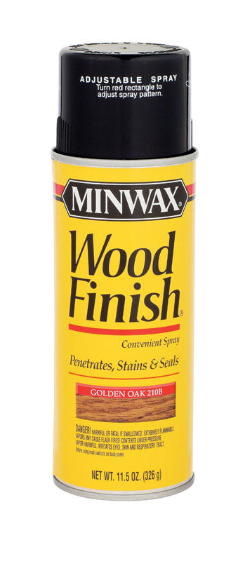 Minwax Wood Finish Transparent Oil-Based Spray Stain Golden Oak 11.5 oz.