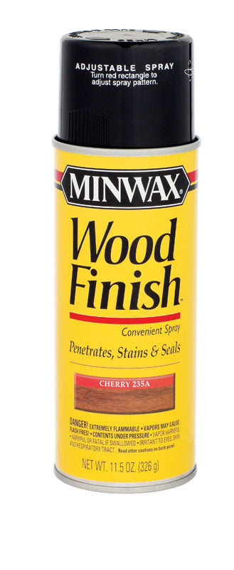 Minwax Wood Finish Transparent Oil-Based Spray Stain Cherry 11.5 oz.