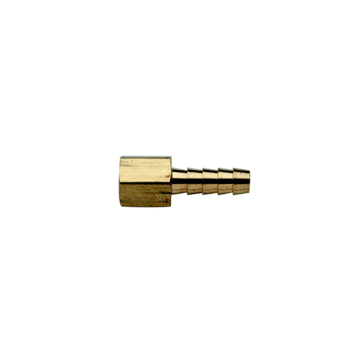 Barb-Brass Female 1/4X1/4NPT – Shell Lumber and Hardware