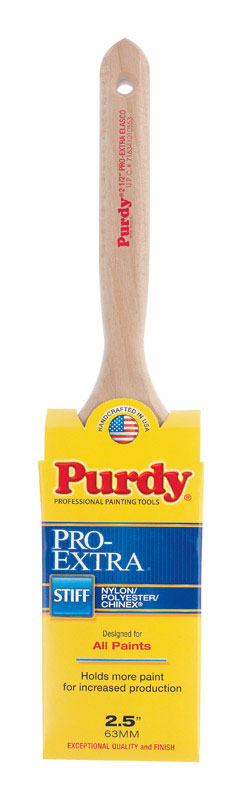 Purdy Pro-Extra Elasco 2-1/2 in. W Flat Nylon/Polyester/Chinex Trim Paint Brush