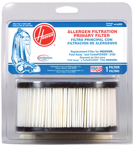 Hoover Vacuum Filter Cartridge Allergen For Hoover Clamshell 1 / Pack Hoover