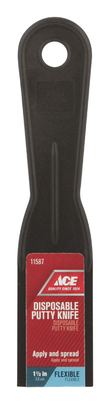 Ace Disposable 1-1/2 in. W Plastic Flexible Putty Knife