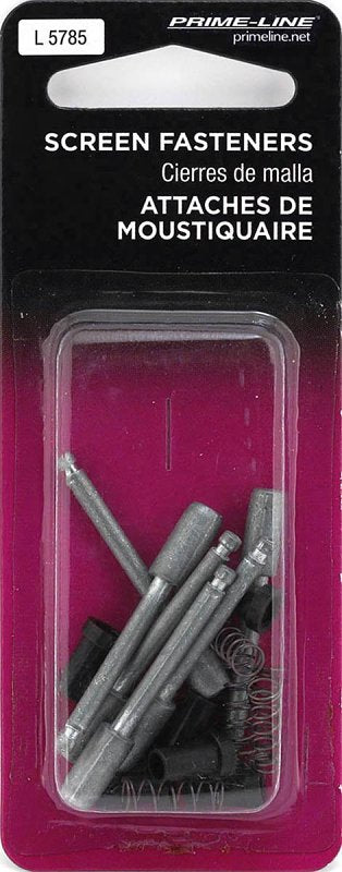 Prime-Line L 5785 Snap-On Window Screen Plunger Bolt, Nylon, Zinc