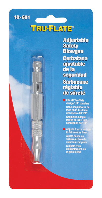Tru-Flate Adjustable Safety Blow Gun Steel