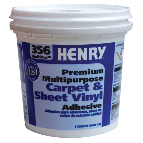 Henry 356 MultiPro Premium Multipurpose Carpet & Sheet Vinyl Adhesive 1 qt.