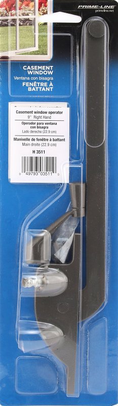 Prime-Line H 3511 Window Operator, 9 in L x 3-7/8 in W x 13-1/4 in H Dimensions