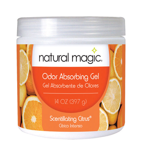 Natural Magic 14 oz. Citrus Scent Odor Absorbing Gel