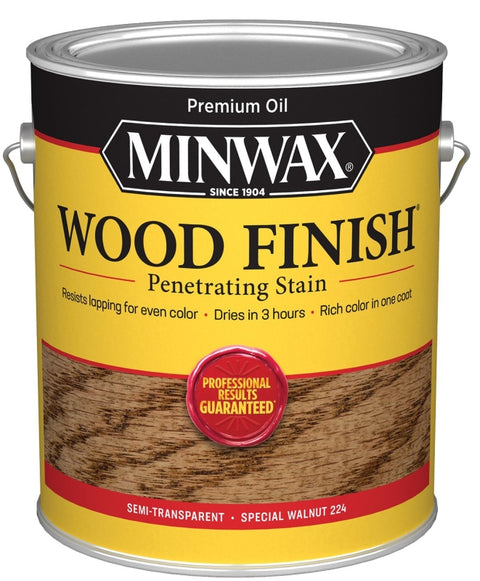 Minwax 710760000 Wood Stain, Oil Base, Special Walnut, Liquid, 1 gal, Pack of 2