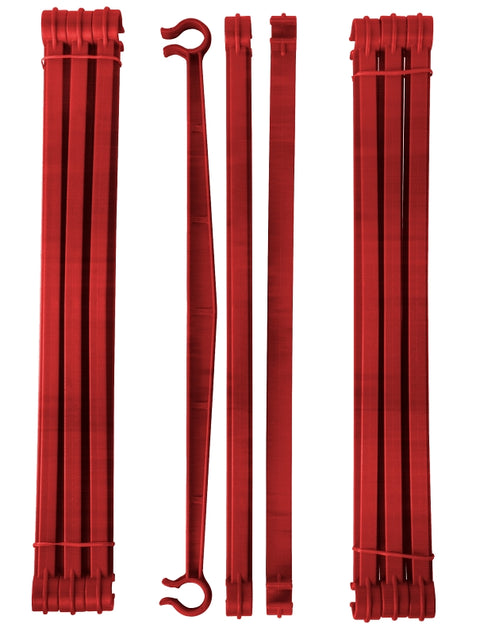 Gardener's Blue Ribbon Ultomato TMC60RD Plant Cage, 5 ft L, Plastic/Steel, Red