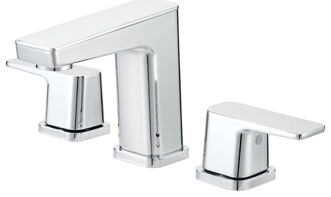Boston Harbor FW6AC023CP Lavatory Faucet, 1.2 gpm, 2-Faucet Handle, 3-Faucet Hole, Brass/Zinc/Plastic, Chrome Plated