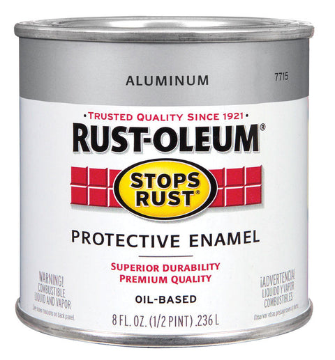 Rust-Oleum Gloss Oil-based Protective Enamel Paint Metallic 1/2 pt.