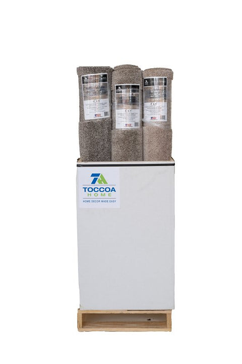 Dynasty Carpet 1124 Residential Rug, 6 ft L, 4 ft W, Plush Rug, Pack of 9