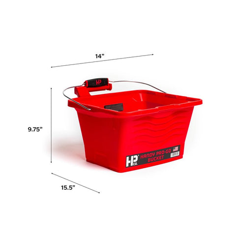 Handy Products 4300 Ultimate Paint Bucket and Ladder Caddie, 1 gal, Polypropylene, Red