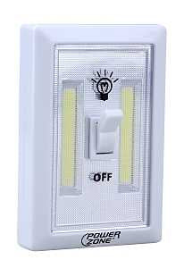 PowerZone 12532 Cordless Light Switch, LED Lamp, 200 Lumens, Wall Mounting, Pack of 12