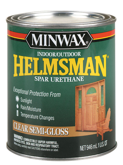 Minwax Helmsman Semi-Gloss Clear Spar Urethane 1 qt.