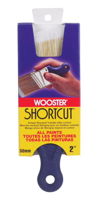Wooster Shortcut 2 in. W Angle Synthetic Blend Paint Brush