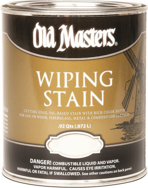 Old Masters 11716 Oil Based Wiping Stain, 0.5 pt Can, 500 sq-ft/gal, 117 Early American