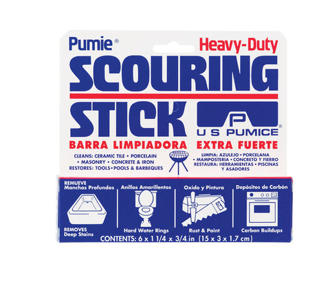 US Pumice Pumie Scouring Stick 1-1/4 in. W x 6 in. L 1 pk