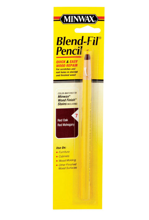 Minwax Blend-Fil No. 7 Wood Wood Pencil Red Mahogany, Red Oak