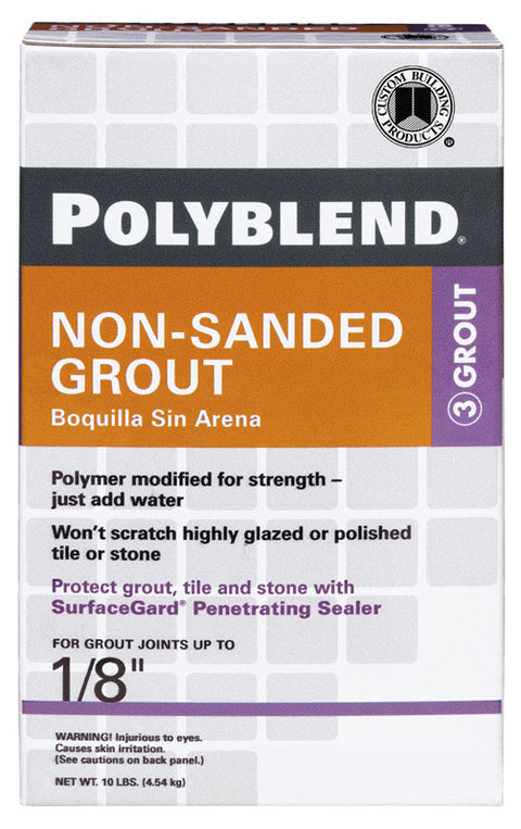 Custom Polyblend Charcoal Grout 10 lb.