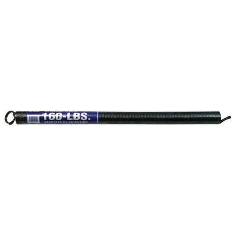 Prime-Line GD 12205 Extension Spring, 1-19/64 in OD, 25 in OAL, Carbon Steel, Galvanized, Loop End, 160 lb