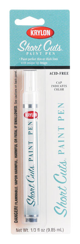 Krylon Gloss Short Cuts Paint Pen Gloss White 1/3 oz.