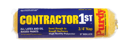 Purdy Contractor 1st Polyester Paint Roller Cover 3/4 in. L x 9 in. W