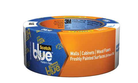 Scotch 1.88 in. W x 60 yd. L Delicate Surface Painter's Tape Low to Medium Strength Blue 1 pk