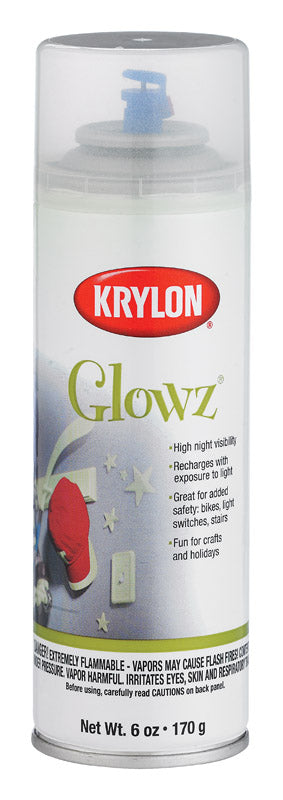 Krylon Glowz Green Glow-in-the-Dark Paint Spray 6 oz.