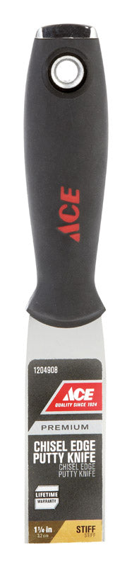 Ace 1-1/4 in. W Carbon Steel Stiff Putty Knife