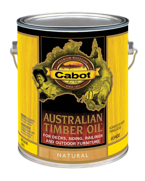 Cabot Transparent Neutral Oil-Based Penetrating Oil Australian Timber Oil 1 gal.