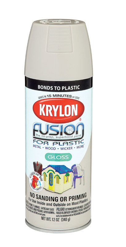 Krylon River Rock Gloss Fusion Spray Paint 12 oz.